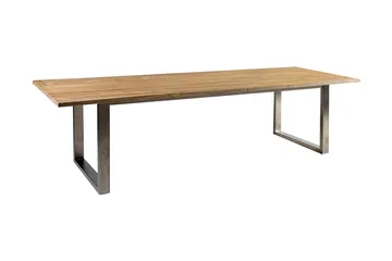 Bord NAUTICA 280x100xH76cm bordplade: teak - Havemøbler - Havebord - Spisebord & havebord