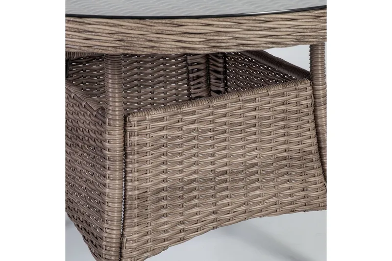 Bord TOSCANA D110xH73cm farve: grå beige - Havemøbler - Havebord - Spisebord & havebord