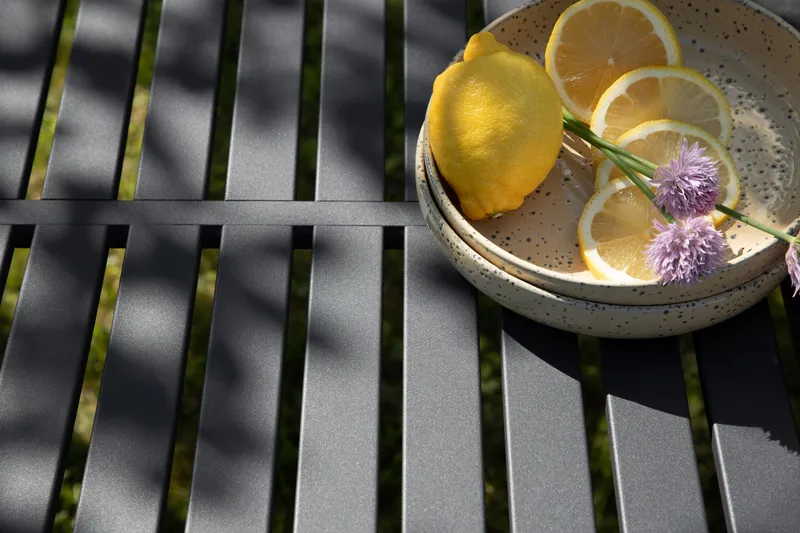 Borneo Spisebord 200 cm - Sort - Havemøbler - Havebord - Spisebord & havebord