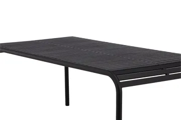 Borneo Spisebord 200 cm - Sort - Havemøbler - Havebord - Spisebord & havebord