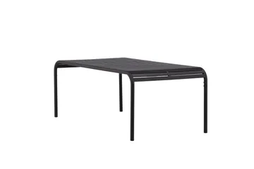Borneo Spisebord 200 cm - Sort - Havemøbler - Havebord - Spisebord & havebord