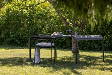 Borneo Spisebord 200 cm - Sort - Havemøbler - Havebord - Spisebord & havebord