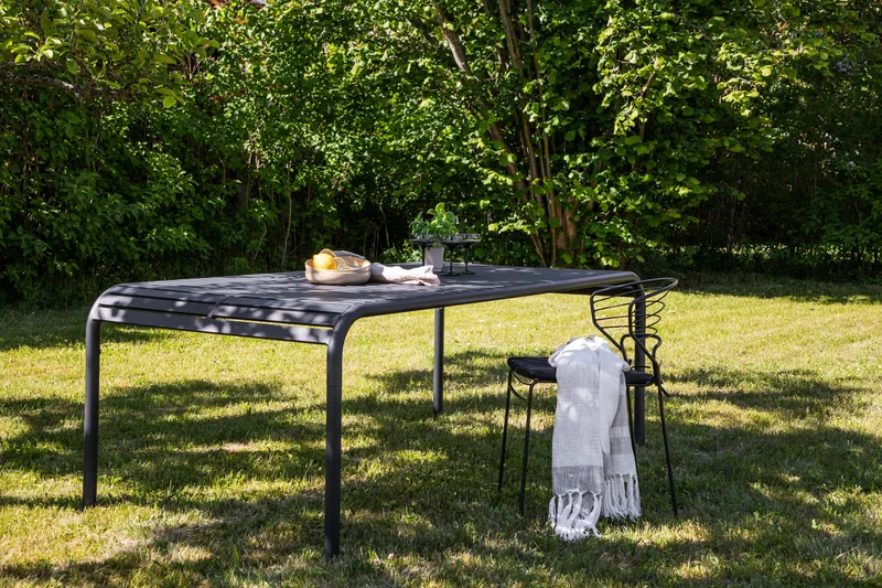 Borneo Spisebord 200 cm - Sort - Havemøbler - Havebord - Spisebord & havebord