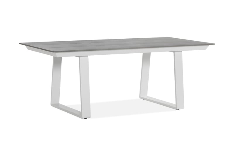 Braås Spisebord 200 cm - Nonwood/Hvid - Spisebord & havebord