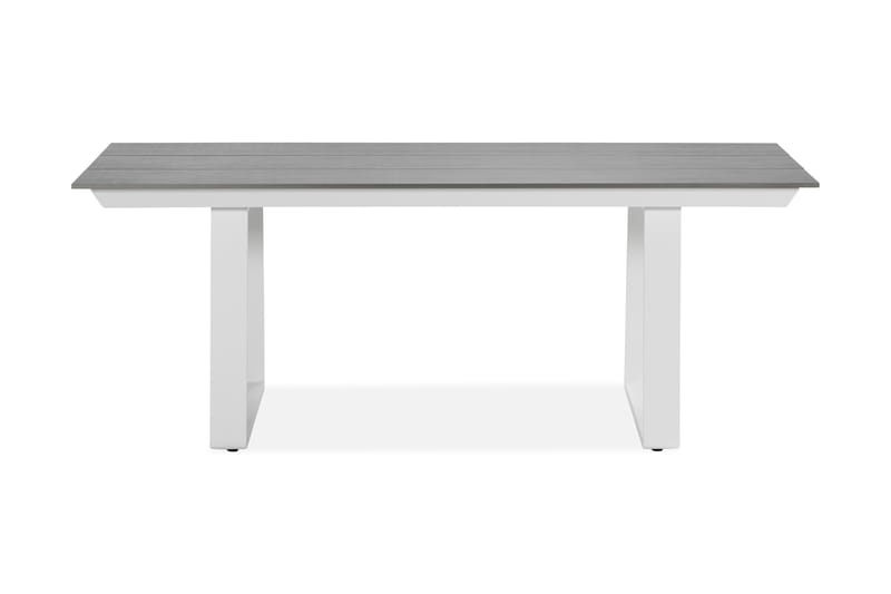 Braås Spisebord 200 cm - Nonwood/Hvid - Spisebord & havebord