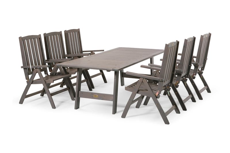 CECILIA BORD 100X165(225/285)CM GRÅ - Grålaseret Fyr - Havemøbler - Havebord - Spisebord & havebord