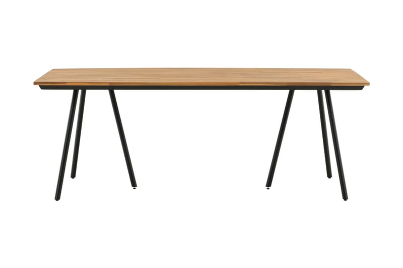 Chan Spisebord 200 cm - Sort/Brun - Havemøbler - Havebord - Spisebord & havebord