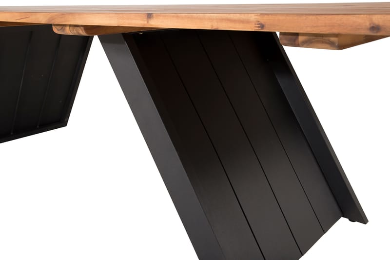 Doory Spisebord 250 cm Sort/Brun - Venture Home - Spisebord & havebord