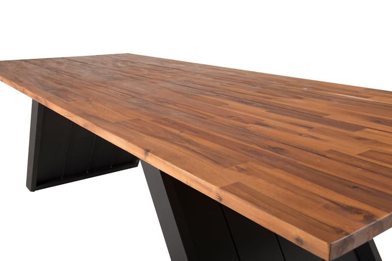 Doory Spisebord 250 cm Sort/Brun - Venture Home - Spisebord & havebord