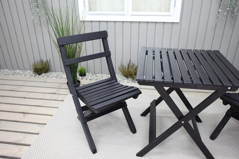 Edilma Klapbord 65 cm - Kaffesort - Havemøbler - Havebord - Spisebord & havebord