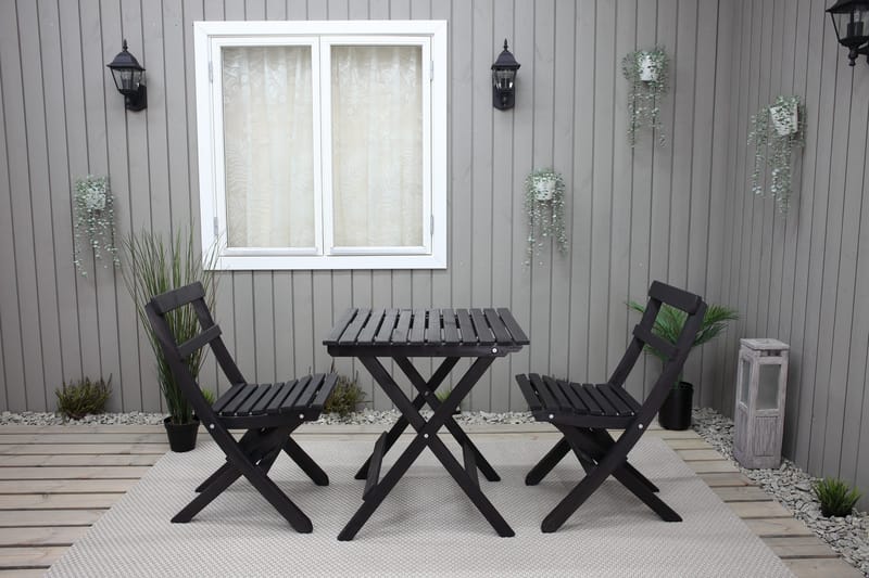 Edilma Klapbord 65 cm - Kaffesort - Havemøbler - Havebord - Spisebord & havebord