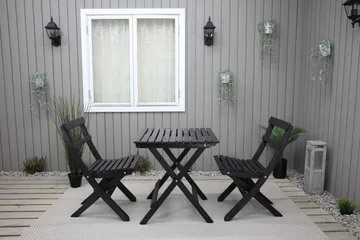 Edilma Klapbord 65 cm - Kaffesort - Havemøbler - Havebord - Spisebord & havebord