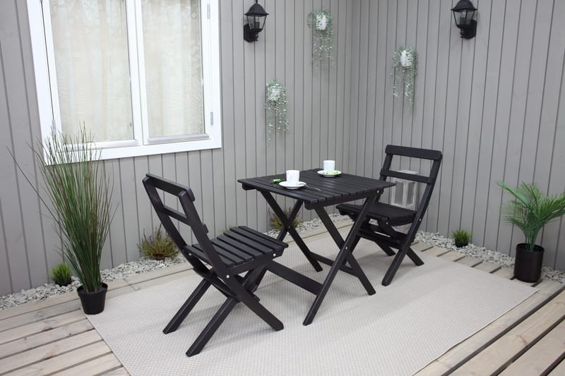 Edilma Klapbord 65 cm - Kaffesort - Havemøbler - Havebord - Spisebord & havebord