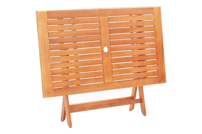 Foldbart Havebord 120X70X75 cm Massivt Eukalyptustræ - Spisebord & havebord