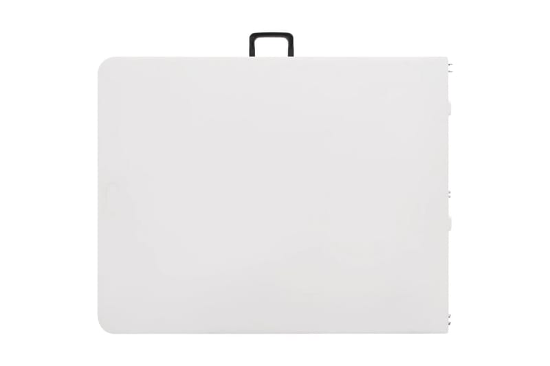 Foldbart Havebord 180x72x72 cm Hdpe Hvid - Hvid - Havemøbler - Havebord - Spisebord & havebord