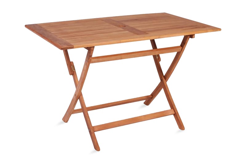 Foldbart Havespisebord 120 X 70 X 75 Cm Teaktræ - Brun - Havemøbler - Havebord - Spisebord & havebord