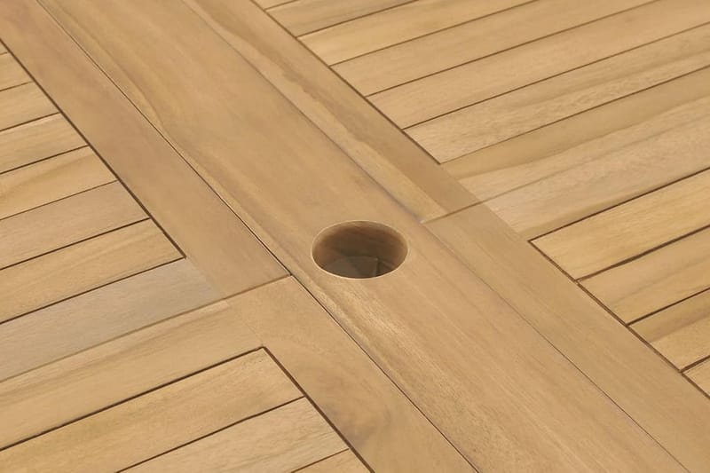 Forlængeligt Havebord 180-280 X 100 X 75 Cm Massivt Teaktræ - Brun - Havemøbler - Havebord - Spisebord & havebord