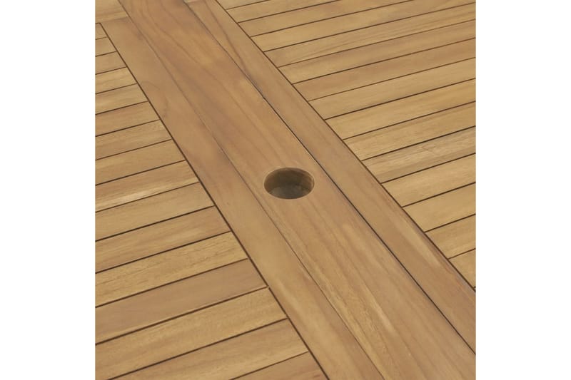 Forlængeligt Havebord 180-280X100X75Cm Massivt Teaktræ Oval - Brun - Havemøbler - Havebord - Spisebord & havebord