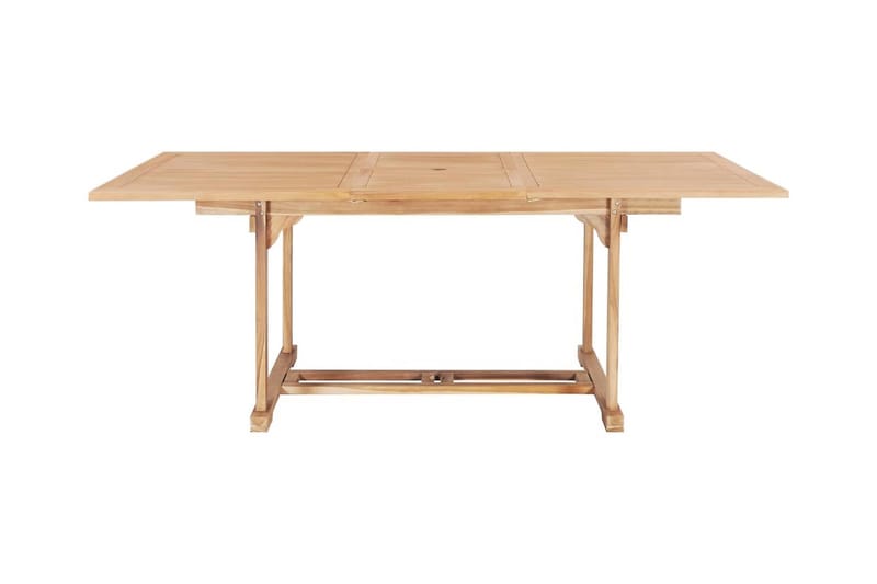 Forlængeligt Spisebord (150-200) X 100 X 75 Cm Teak - Brun - Havemøbler - Havebord - Spisebord & havebord