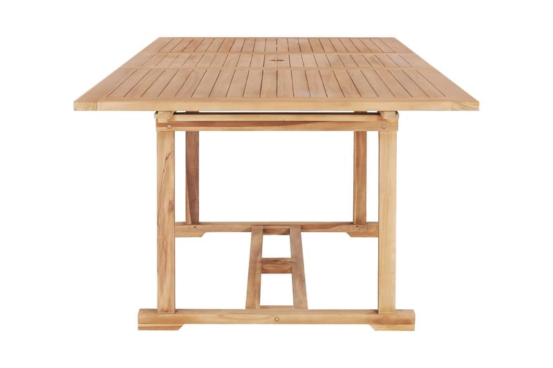 Forlængeligt Spisebord (150-200) X 100 X 75 Cm Teak - Brun - Havemøbler - Havebord - Spisebord & havebord