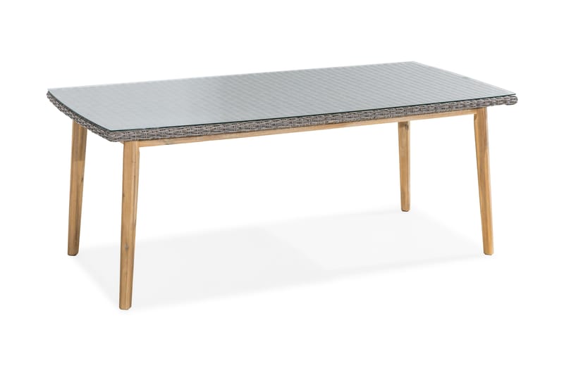 Gasell Spisebord 200x100 cm - Akacie/Natur - Spisebord & havebord