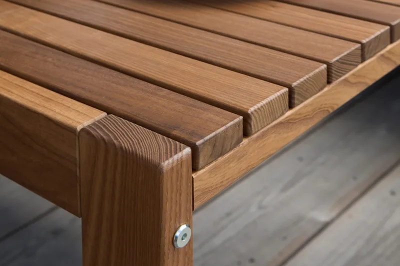 GOTLAND BORD 60X120 ASK - Varmebehandlet asketræ - Havemøbler - Havebord - Spisebord & havebord