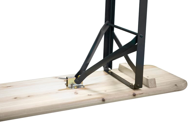 Guniess picknickbord sammenklappeligt sort/natur - Havemøbler - Havebord - Spisebord & havebord