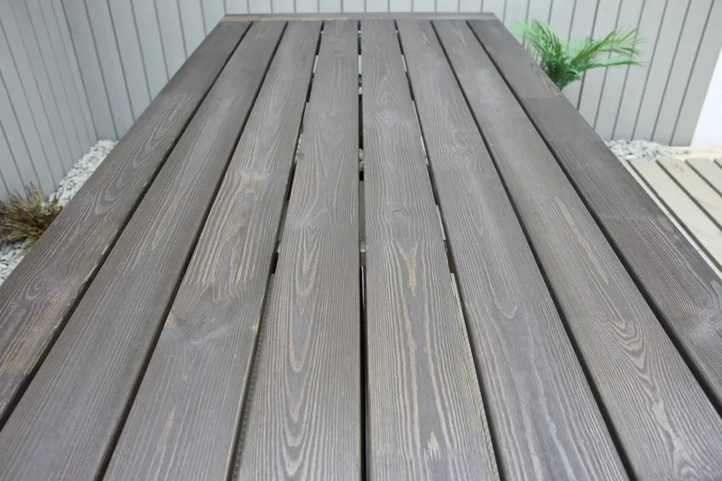 Hains Fasta Spisebord 220 cm - Brun - Havemøbler - Havebord - Spisebord & havebord