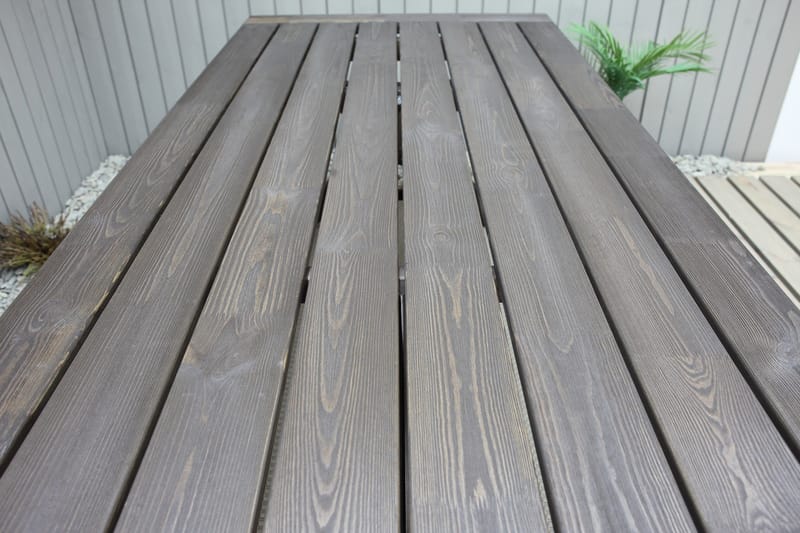 Hains Fasta Spisebord 220 cm - Brun - Havemøbler - Havebord - Spisebord & havebord