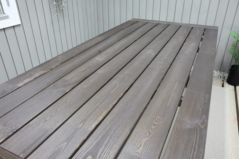Hains Fasta Spisebord 220 cm - Brun - Havemøbler - Havebord - Spisebord & havebord