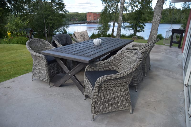 Hains Fasta Spisebord 220 cm - Shabby Chic - Havemøbler - Havebord - Spisebord & havebord