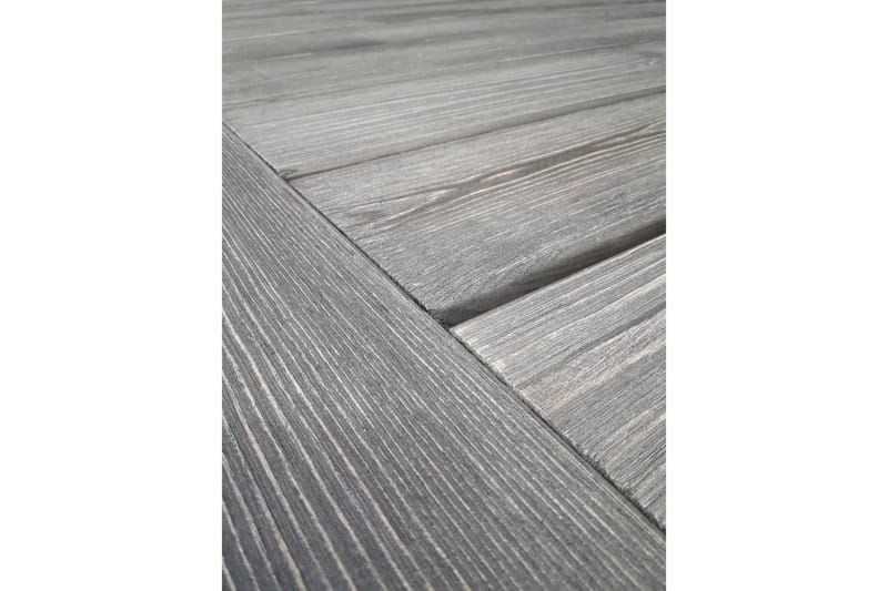 Hains Fasta Spisebord 220 cm - Sort/Grå/Hvid - Havemøbler - Havebord - Spisebord & havebord