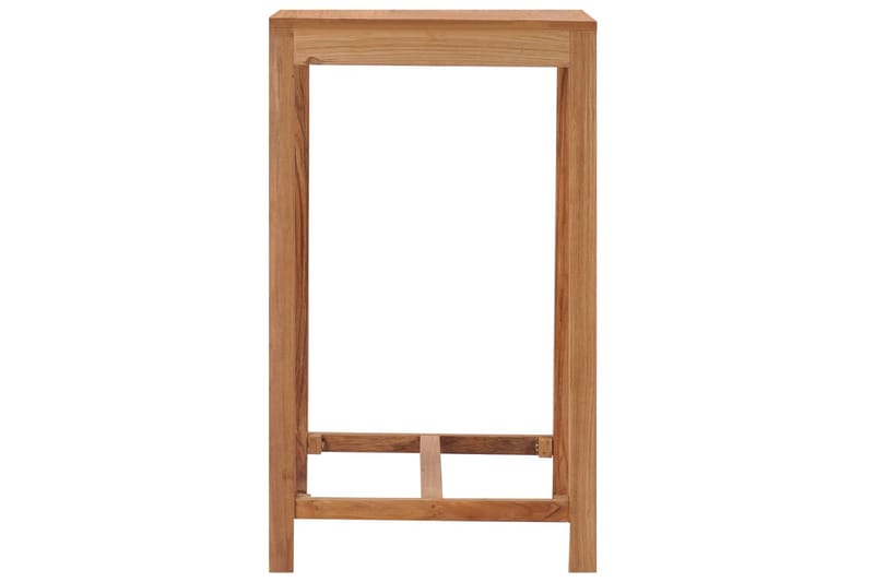 Havebarbord 60x60x105 cm Massivt Teaktræ - Brun - Havemøbler - Havebord - Spisebord & havebord