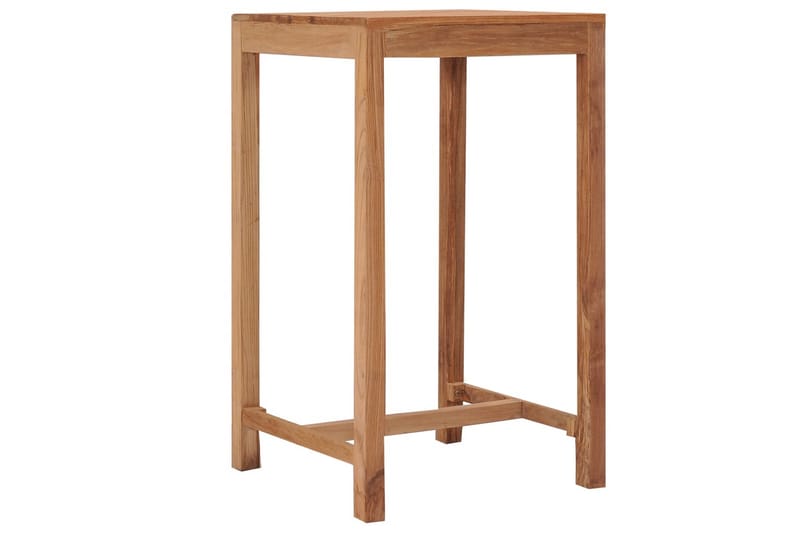 Havebarbord 60x60x105 cm Massivt Teaktræ - Brun - Havemøbler - Havebord - Spisebord & havebord