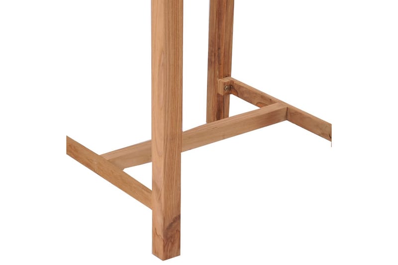 Havebarbord 60x60x105 cm Massivt Teaktræ - Brun - Spisebord & havebord