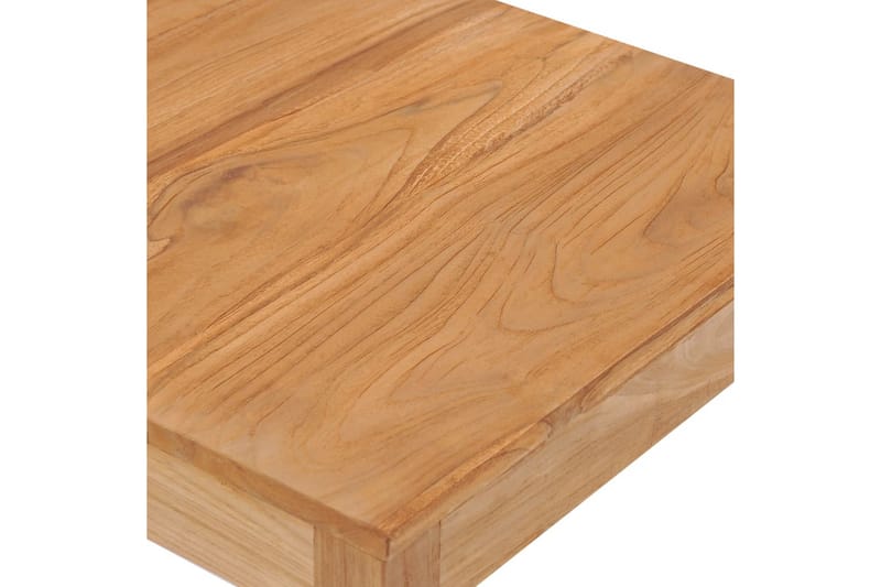 Havebarbord 60x60x105 cm Massivt Teaktræ - Brun - Spisebord & havebord