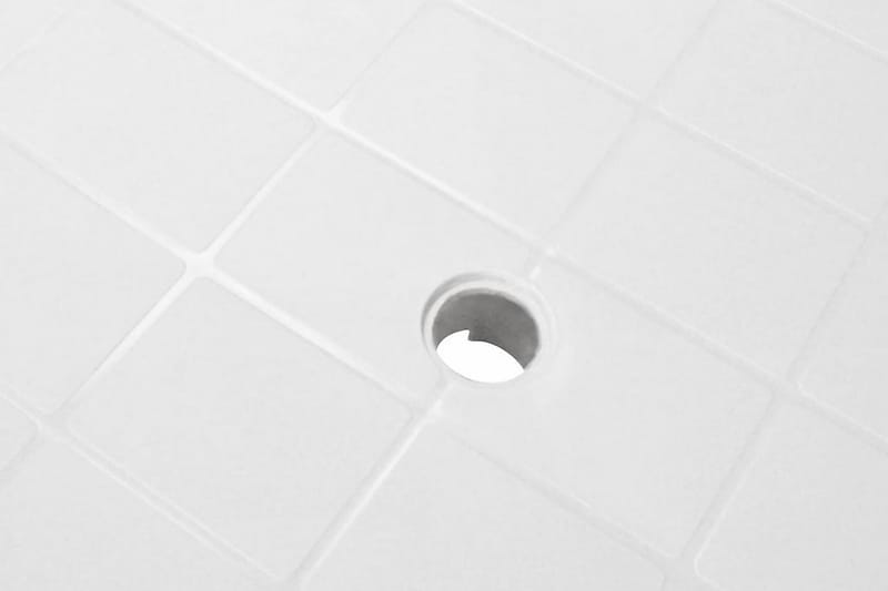 Havebord 101 X 68 X 72 Cm Plastik Hvid - Hvid - Havemøbler - Havebord - Spisebord & havebord