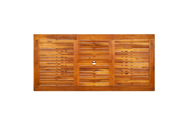 havebord (120-170)x80x75 cm massivt akacietræ - Brun - Havemøbler - Havebord - Spisebord & havebord