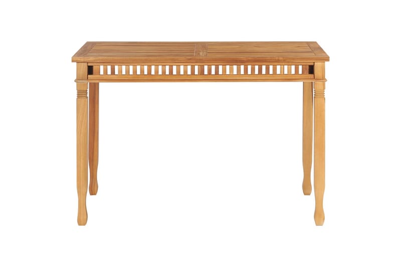 Havebord 120x65x80 cm Massivt Teaktræ - Brun - Havemøbler - Havebord - Spisebord & havebord