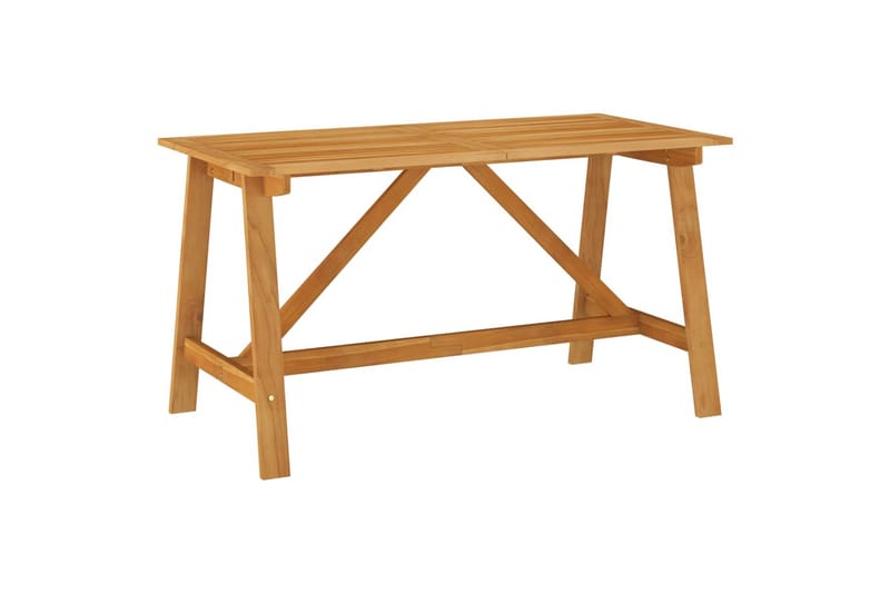 havebord 140x70x73,5 cm massivt akacietræ - Havemøbler - Havebord - Spisebord & havebord