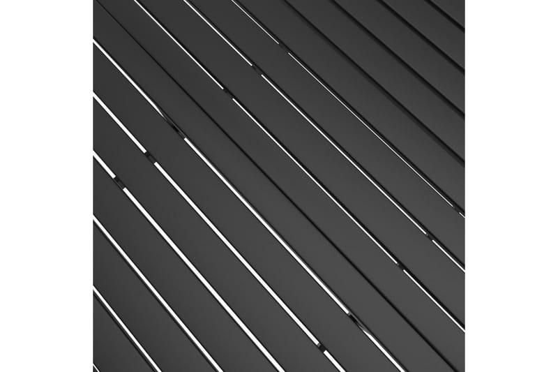 Havebord 140x80x72 cm stål antracitgrå - Antracit - Havemøbler - Havebord - Spisebord & havebord