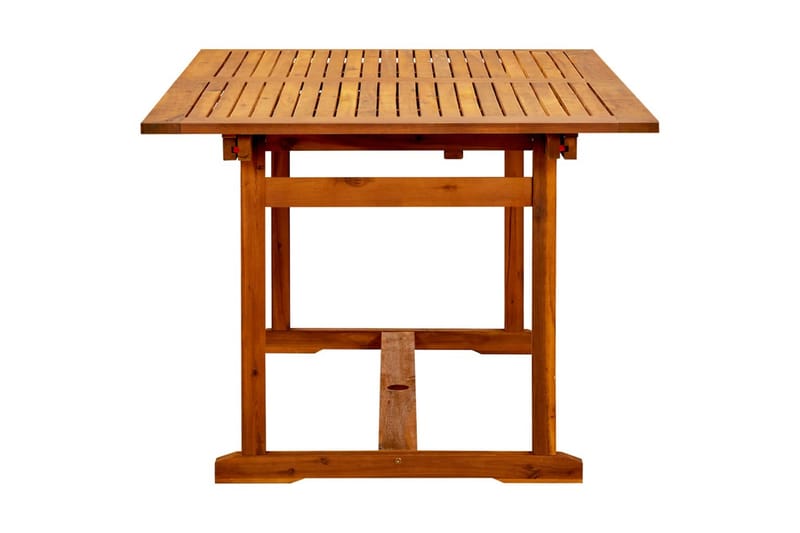 havebord (150-200)x100x75 cm massivt akacietræ - Brun - Havemøbler - Havebord - Spisebord & havebord