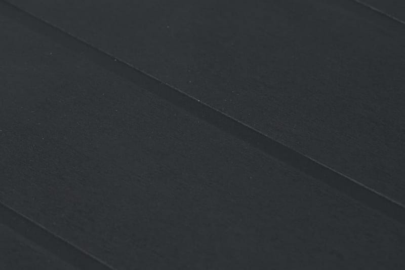 Havebord 150 X 90 X 72 Cm Plastik Rattanlook Antracitgrå - Grå - Havemøbler - Havebord - Spisebord & havebord