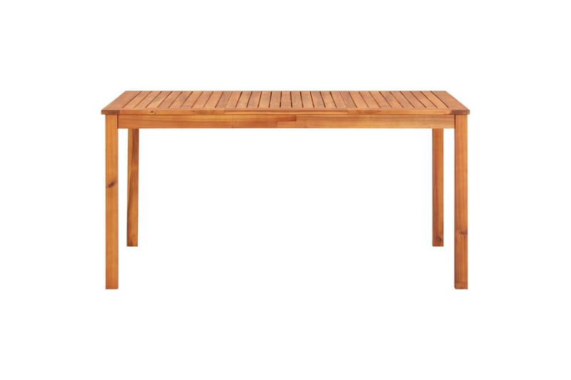 Havebord 150 x 90 x 74 cm massivt akacietræ - Brun - Havemøbler - Havebord - Spisebord & havebord