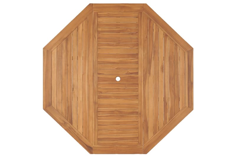 Havebord 150x150x75 cm Massivt Teaktræ - Brun - Havemøbler - Havebord - Spisebord & havebord