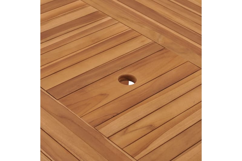 Havebord 150x76 cm Massivt Teaktræ - Brun - Havemøbler - Havebord - Spisebord & havebord