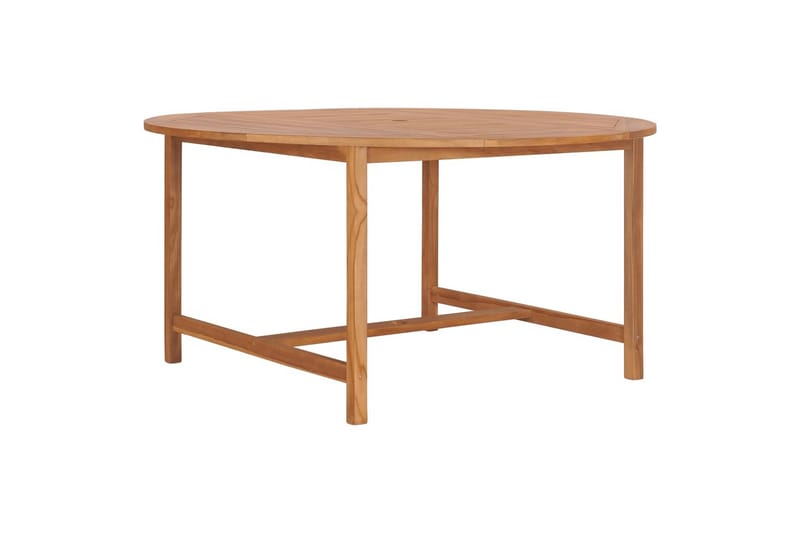 Havebord 150x76 cm Massivt Teaktræ - Brun - Havemøbler - Havebord - Spisebord & havebord