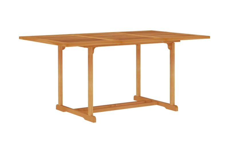 havebord 150x90x75 cm massivt teaktræ - Havemøbler - Havebord - Spisebord & havebord