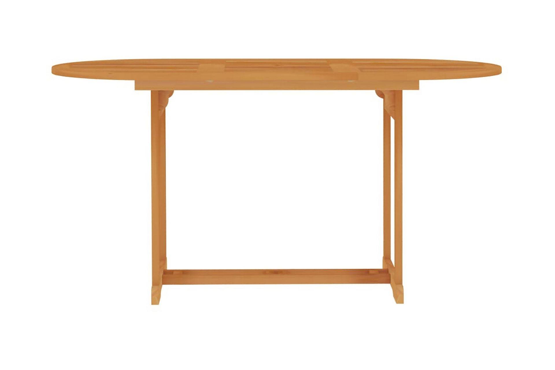 havebord 150x90x75 cm massivt teaktræ - Havemøbler - Havebord - Spisebord & havebord
