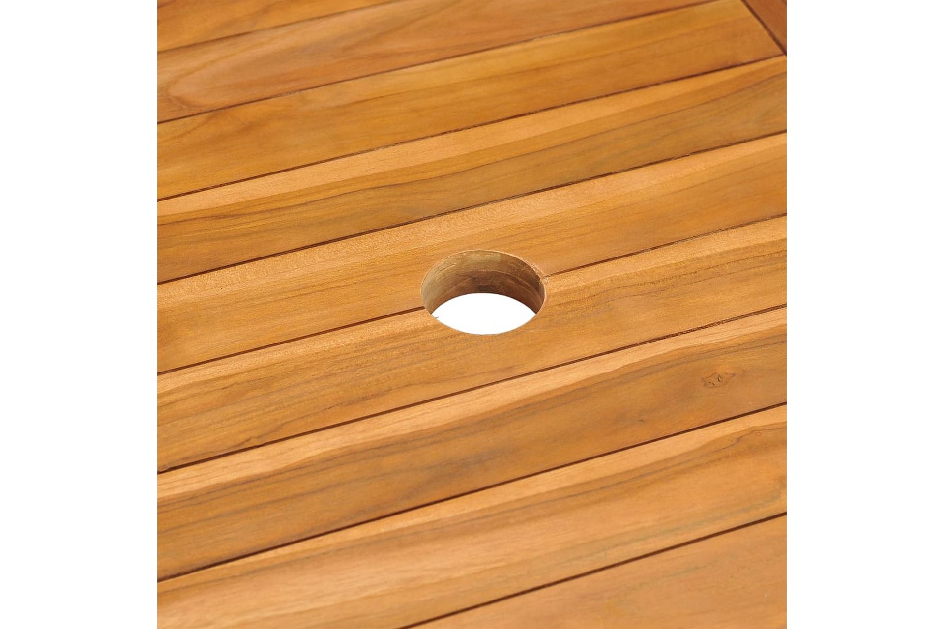 havebord 150x90x75 cm massivt teaktræ - Havemøbler - Havebord - Spisebord & havebord
